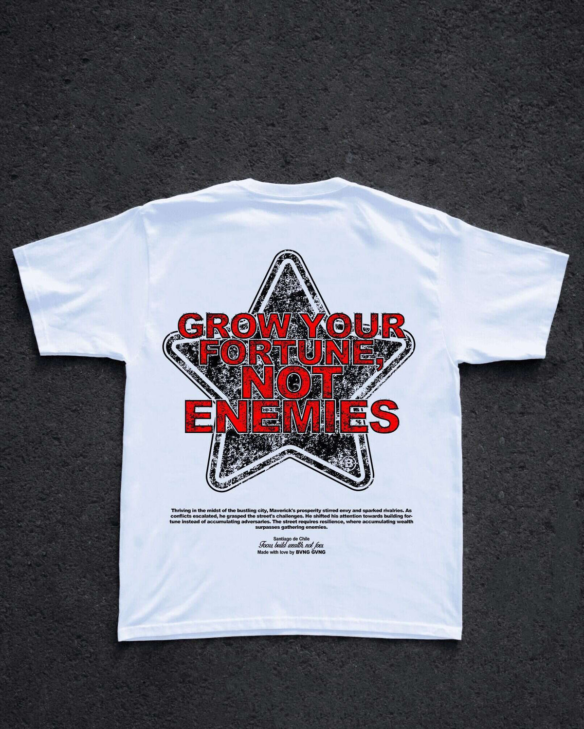 Polera Fortune White - BANG GANG