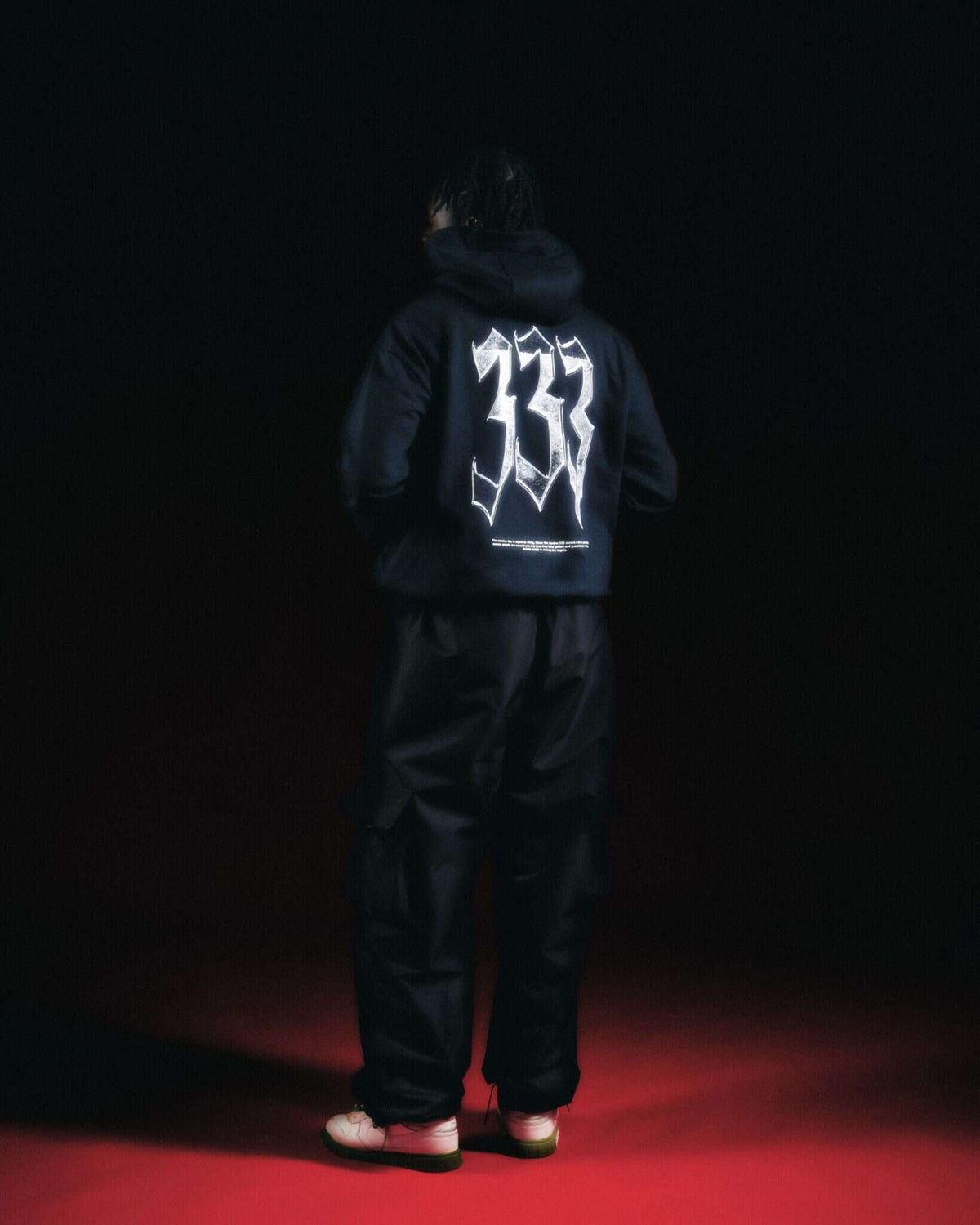 Poleron BANG GANG® 333 Dollars Black hoodie negro boxy fit algodon premium Chile
