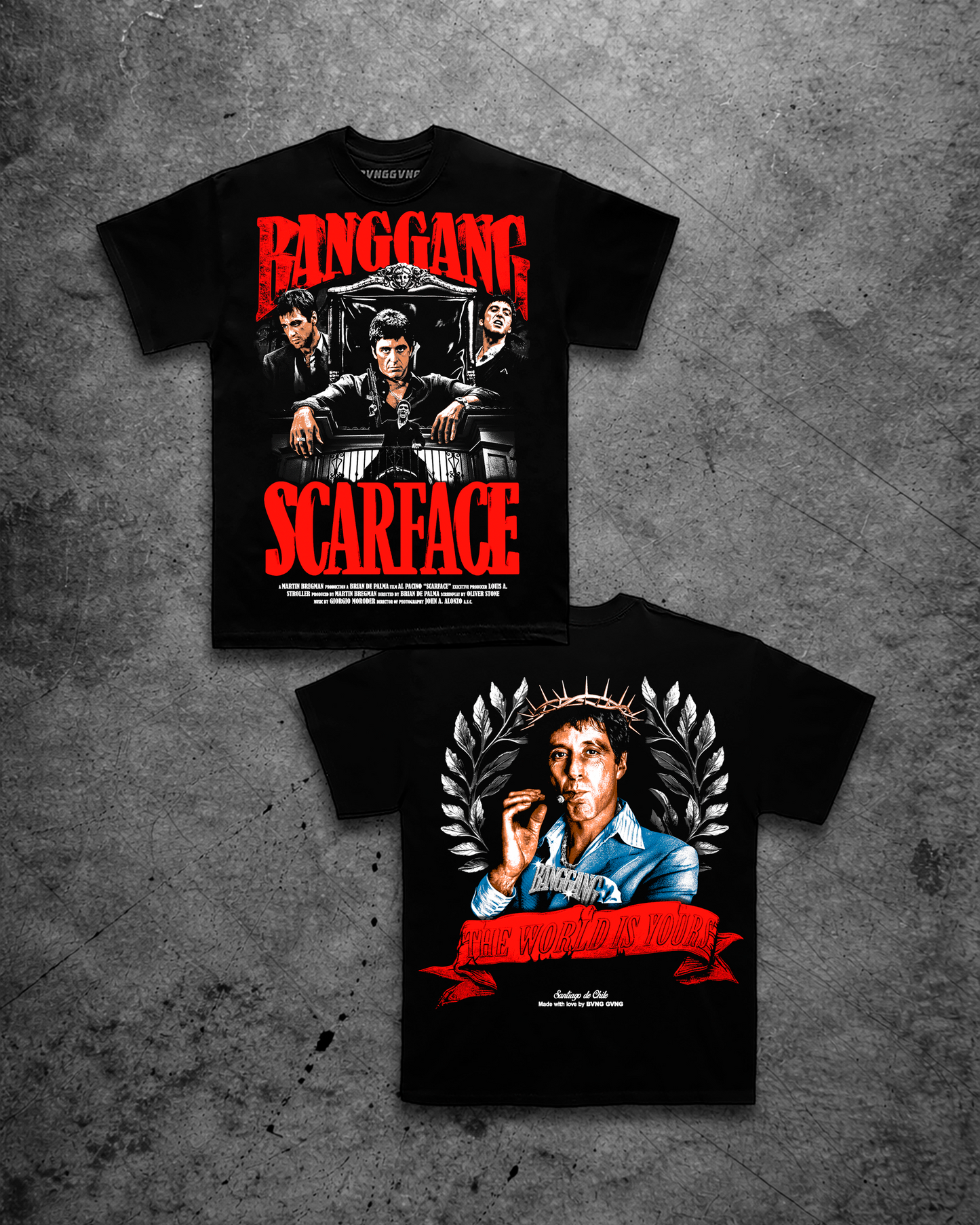 Polera Scarface Red V2