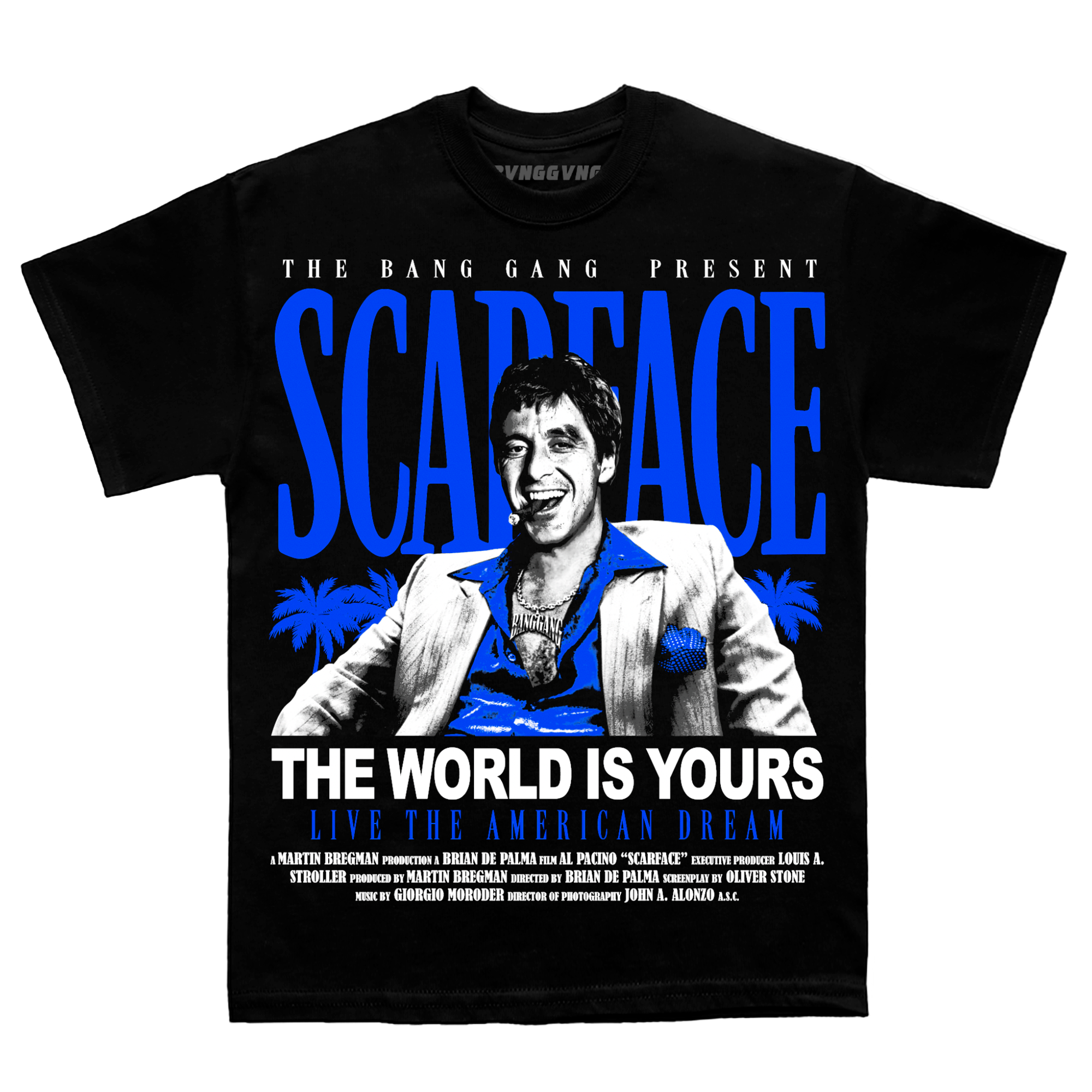 Polera Scarface Blue V3