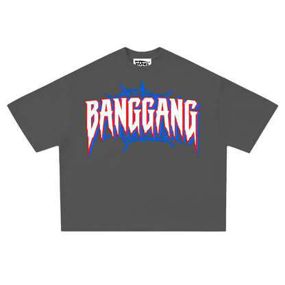 Polera Boxy Spider OG Heavyweight  Grey