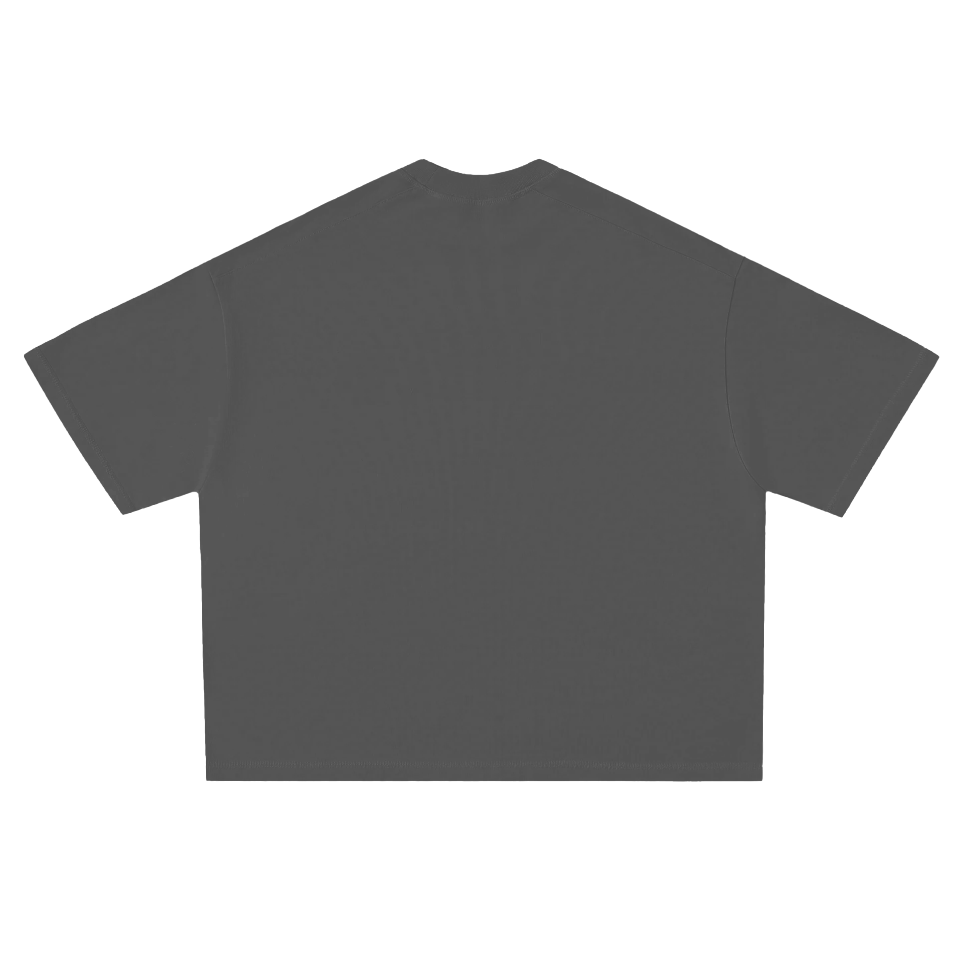Polera Crystals Logo Heavyweight Grey