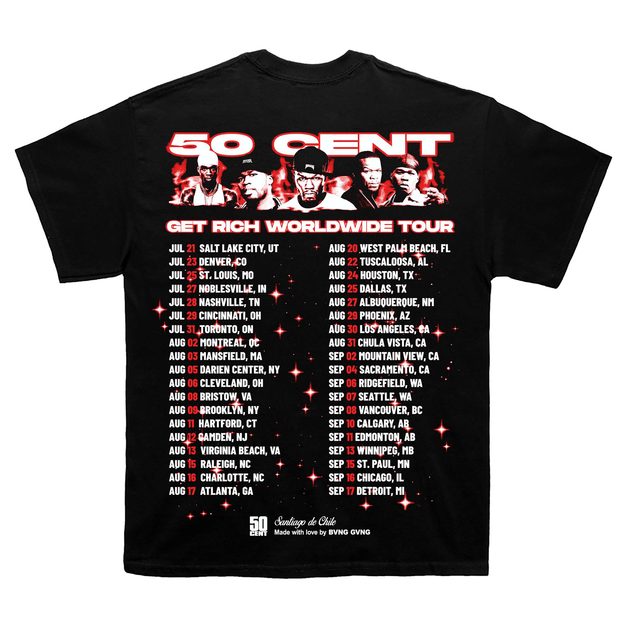 Polera 50 Cent BG - BANG GANG
