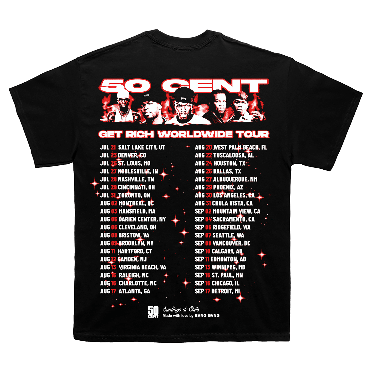 Polera 50 Cent BG - BANG GANG