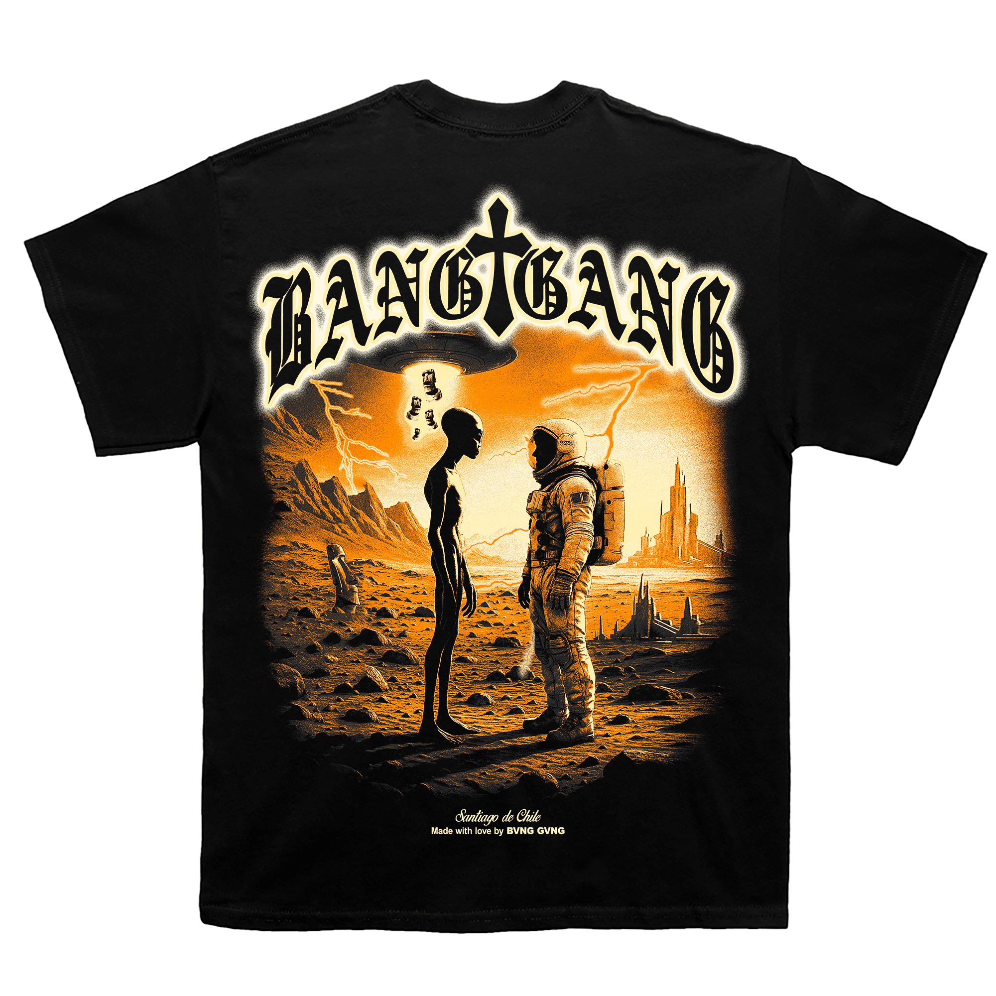 Polera Angels Or Visitors - BANG GANG