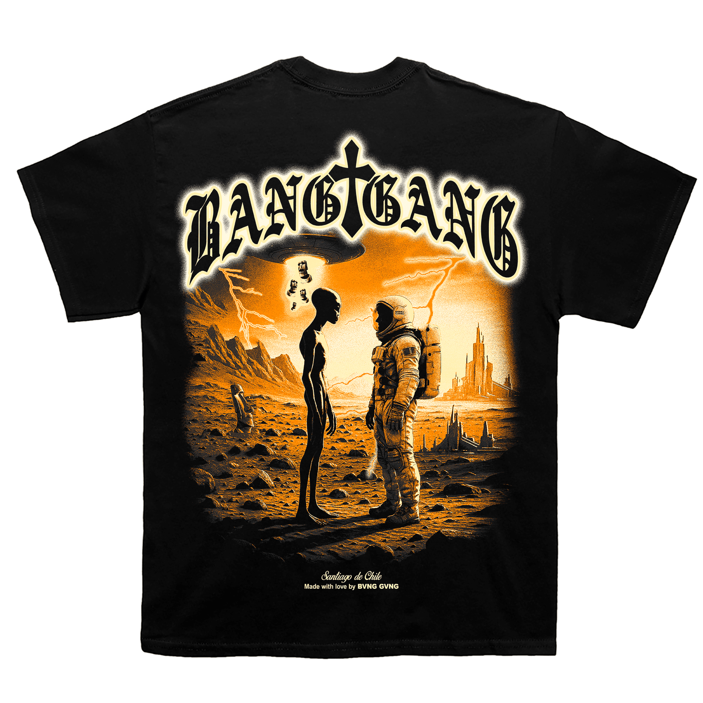 Polera Angels Or Visitors - BANG GANG