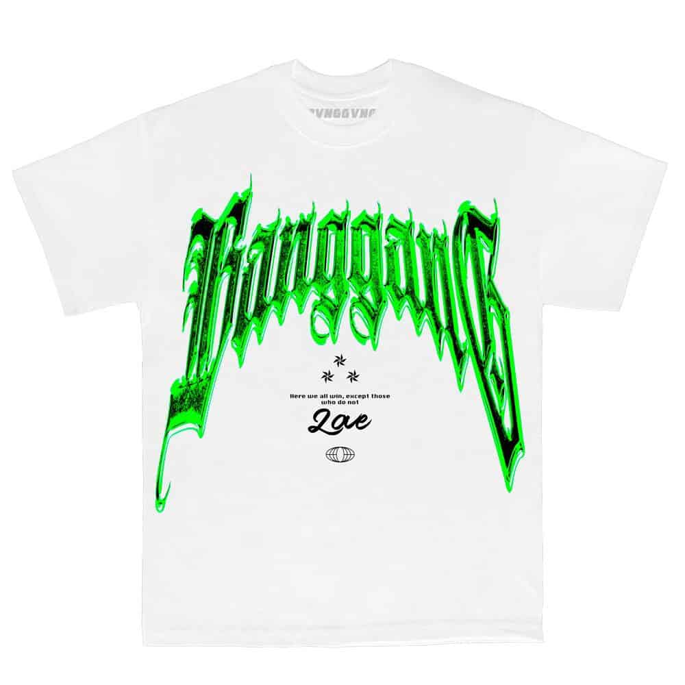 Polera BG Except White - BANG GANG