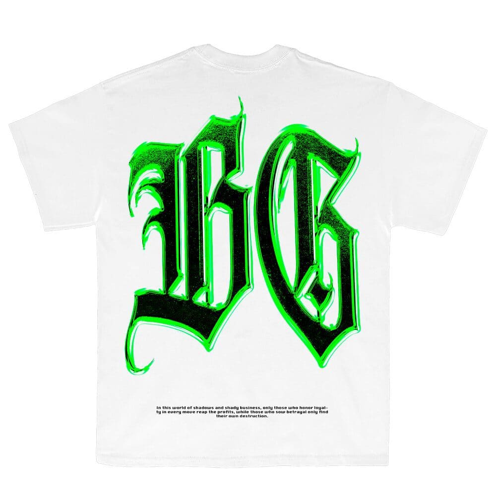 Polera BG Except White - BANG GANG