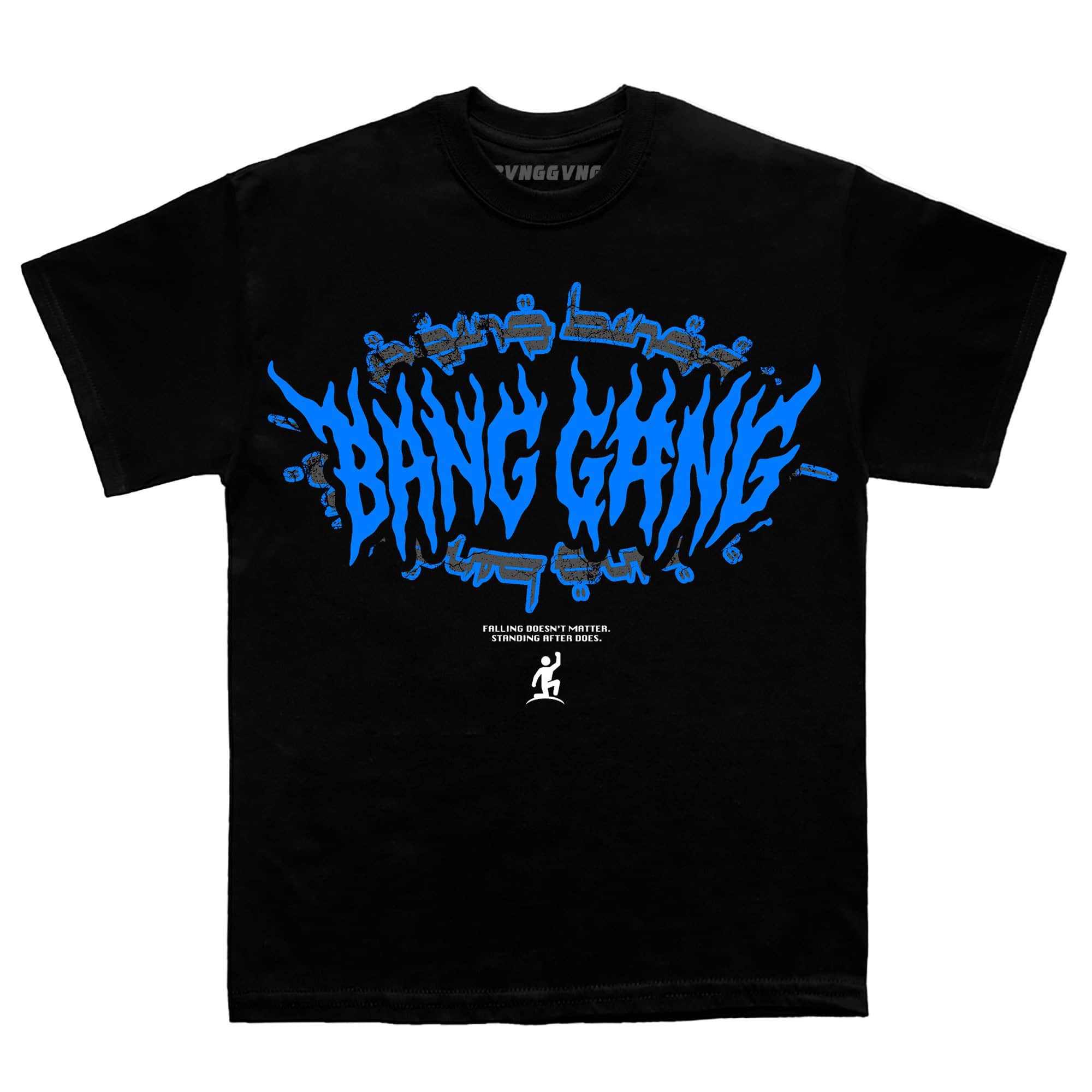 Polera Bloodline Blue Black - BANG GANG
