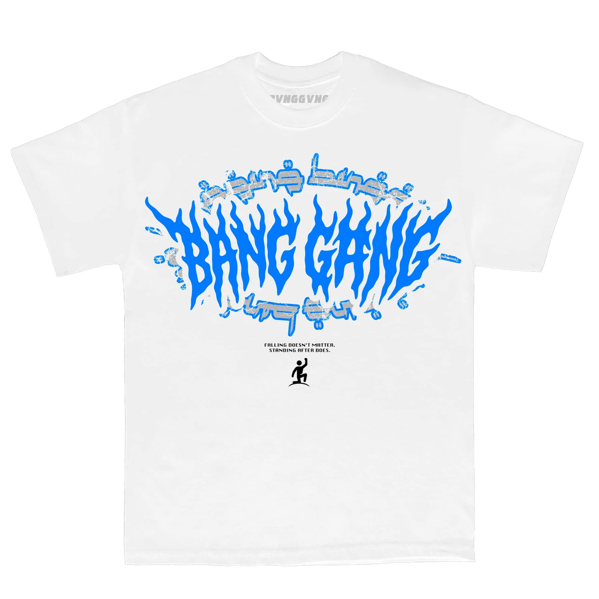 Polera Bloodline Blue White - BANG GANG