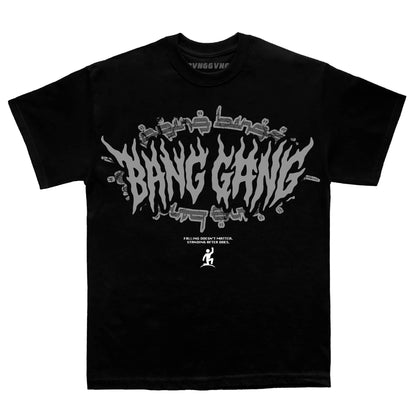 Polera Bloodline Grey Black - BANG GANG