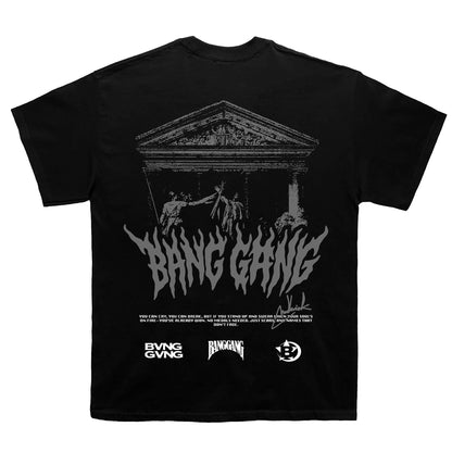 Polera Bloodline Grey Black - BANG GANG