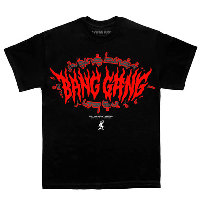 Polera Bloodline Red Black - BANG GANG