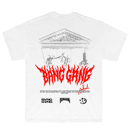 Polera Bloodline Red White - BANG GANG