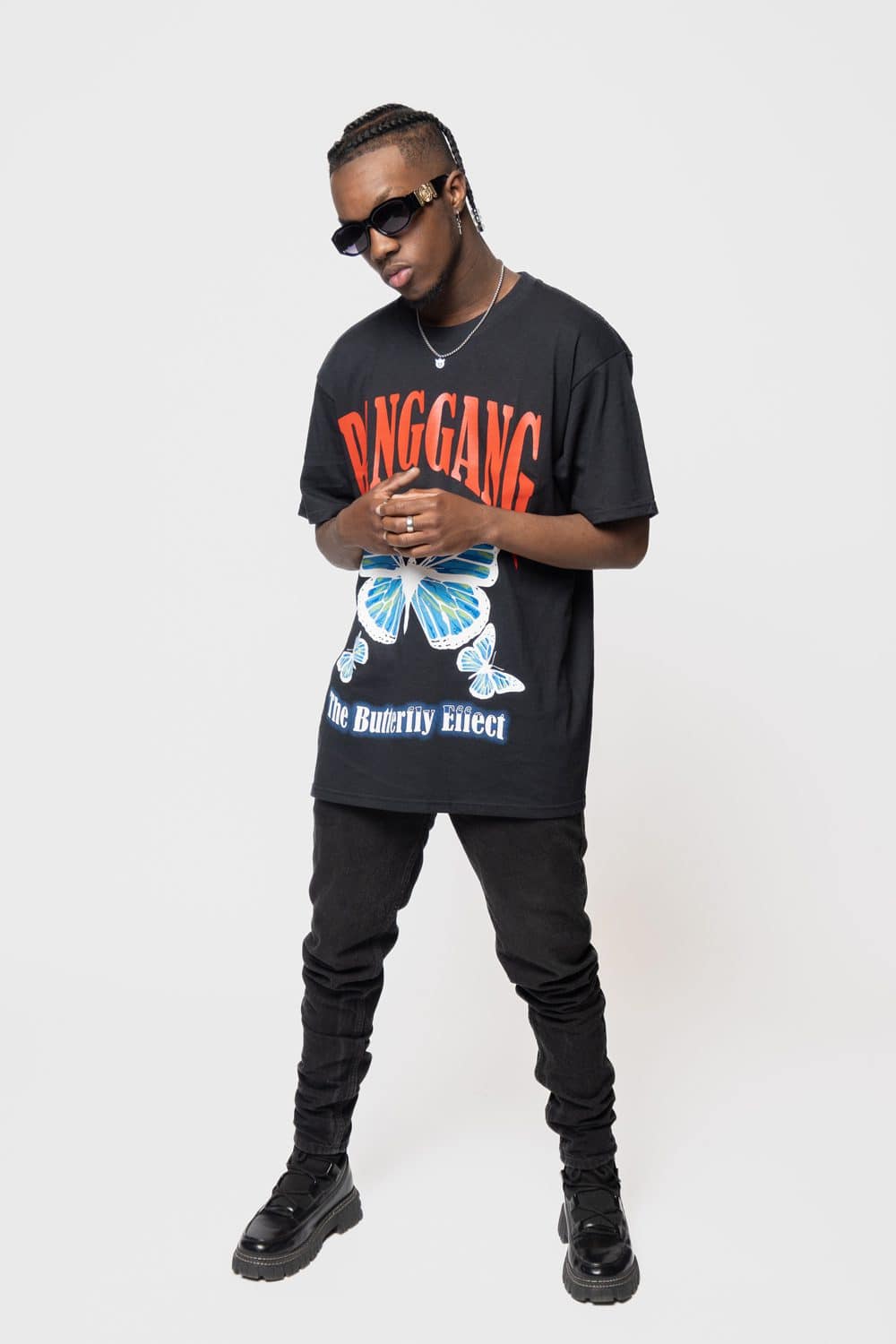Polera Butterfly Effect Black - BANG GANG