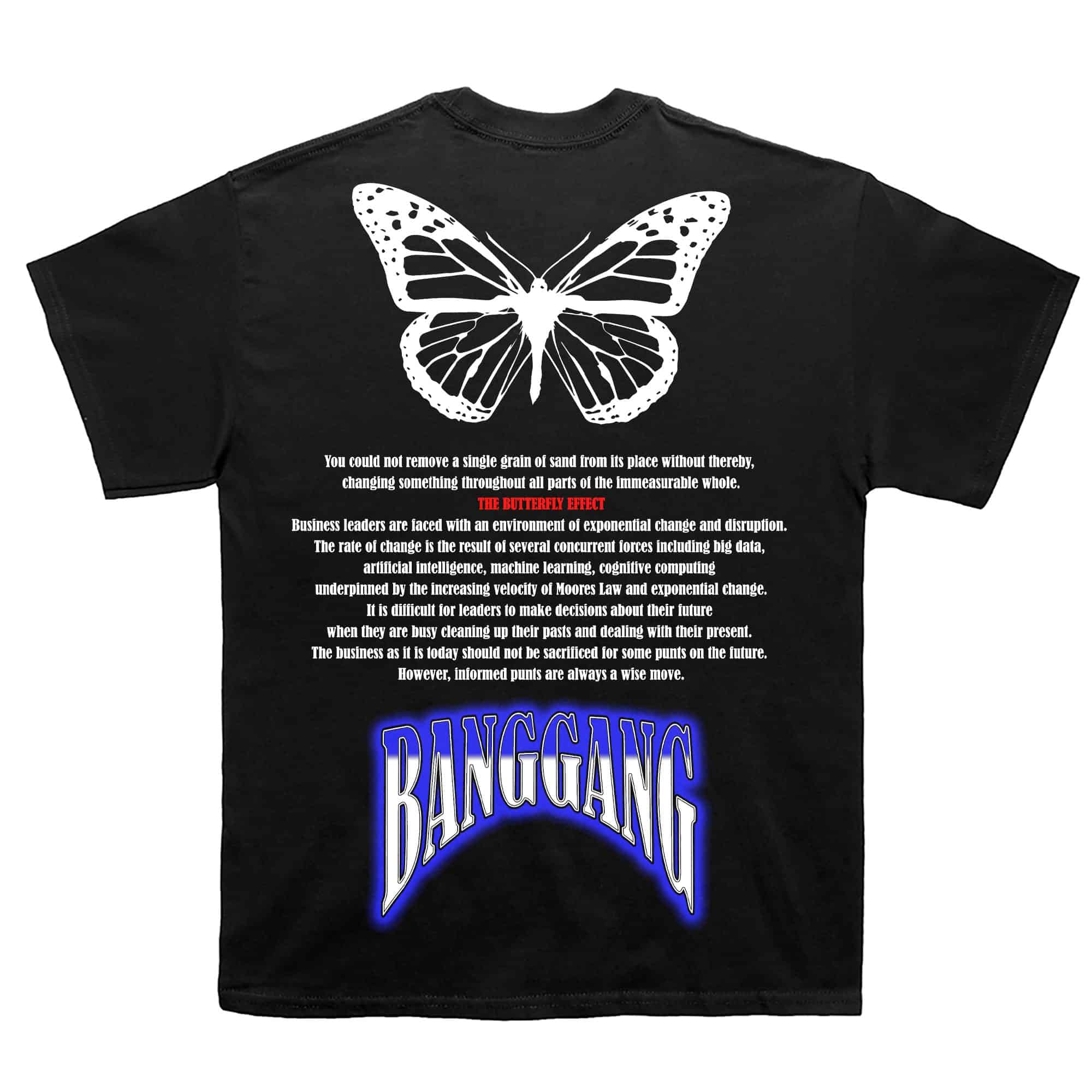 Polera Butterfly Effect Black - BANG GANG