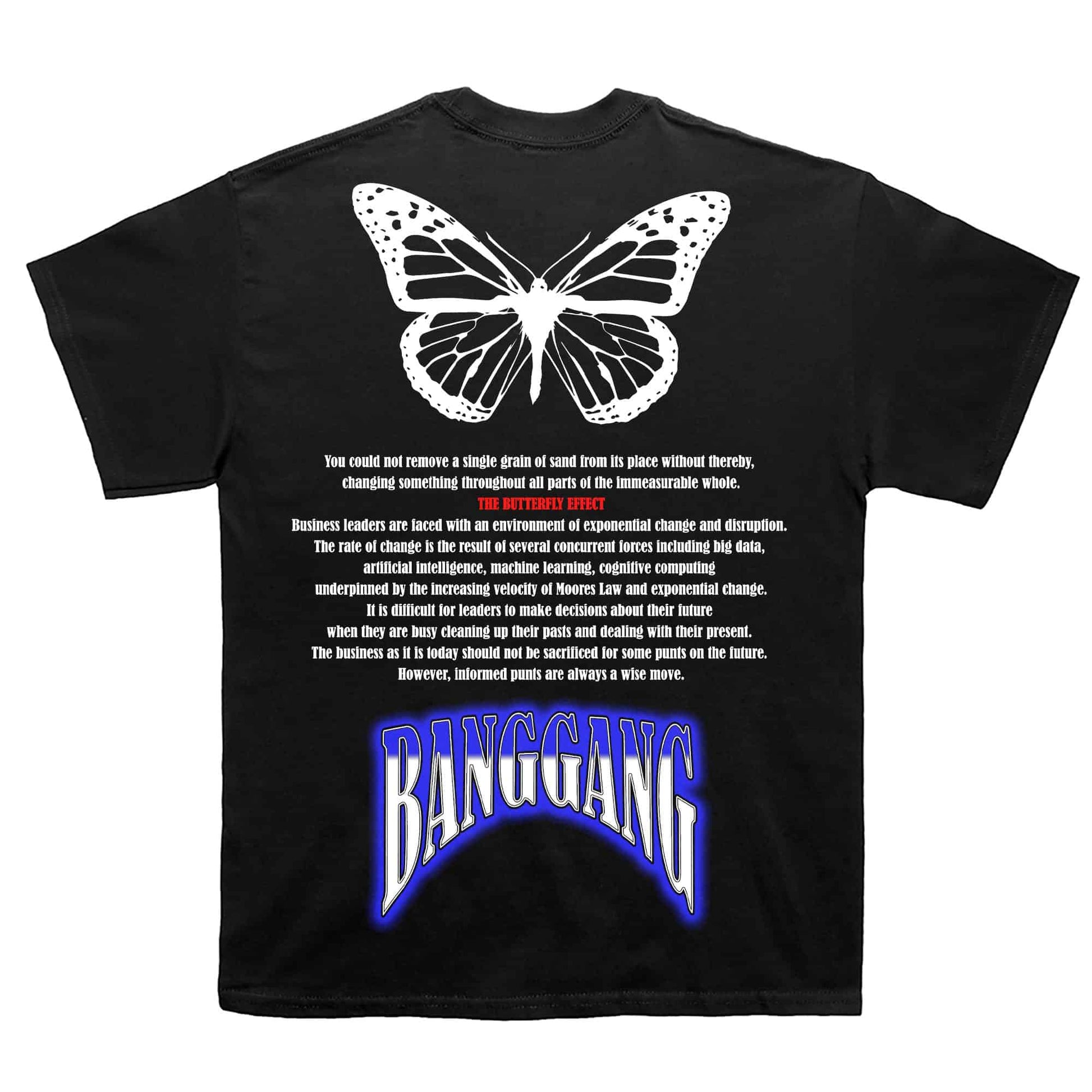 Polera Butterfly Effect Black - BANG GANG