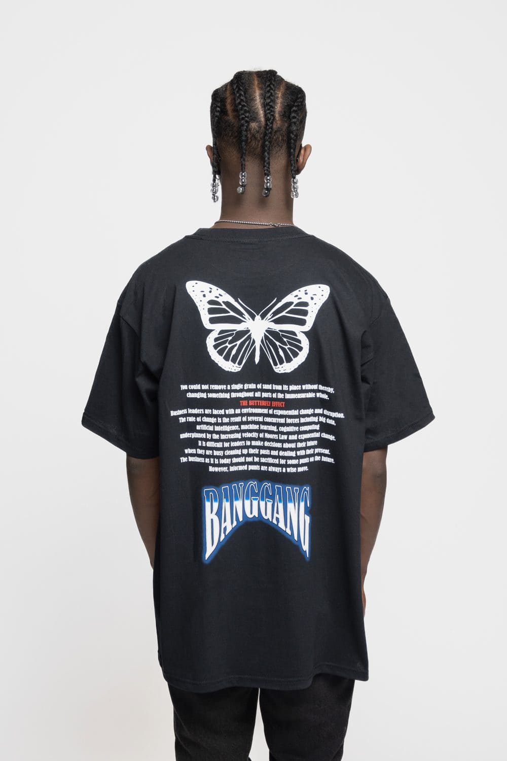 Polera Butterfly Effect Black - BANG GANG
