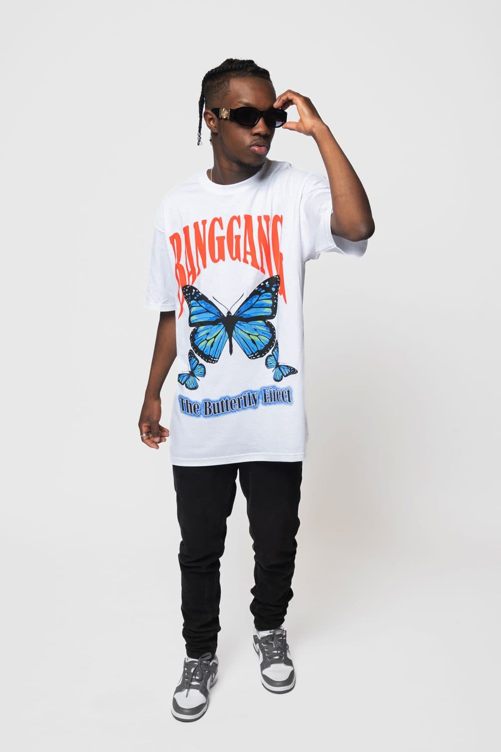 Polera Butterfly Effect White - BANG GANG