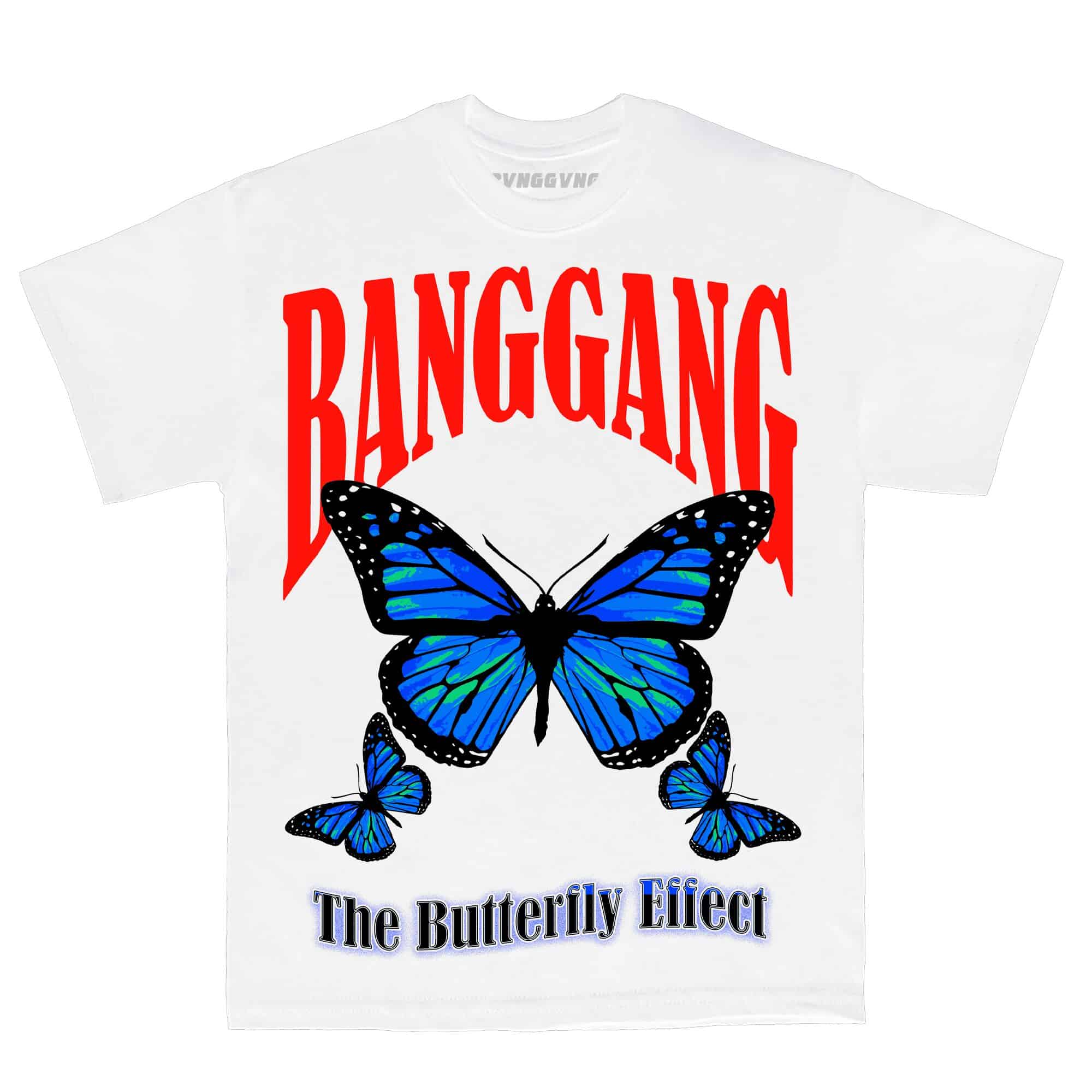 Polera Butterfly Effect White - BANG GANG