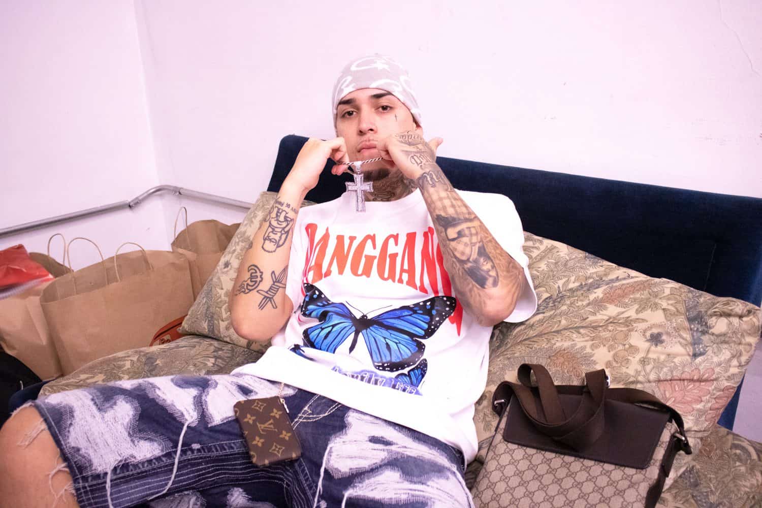 Polera Butterfly Effect White - BANG GANG