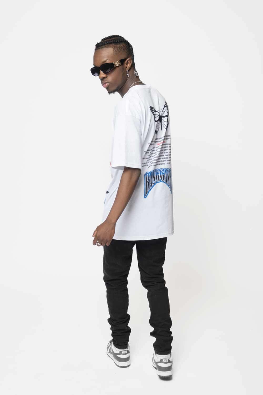 Polera Butterfly Effect White - BANG GANG