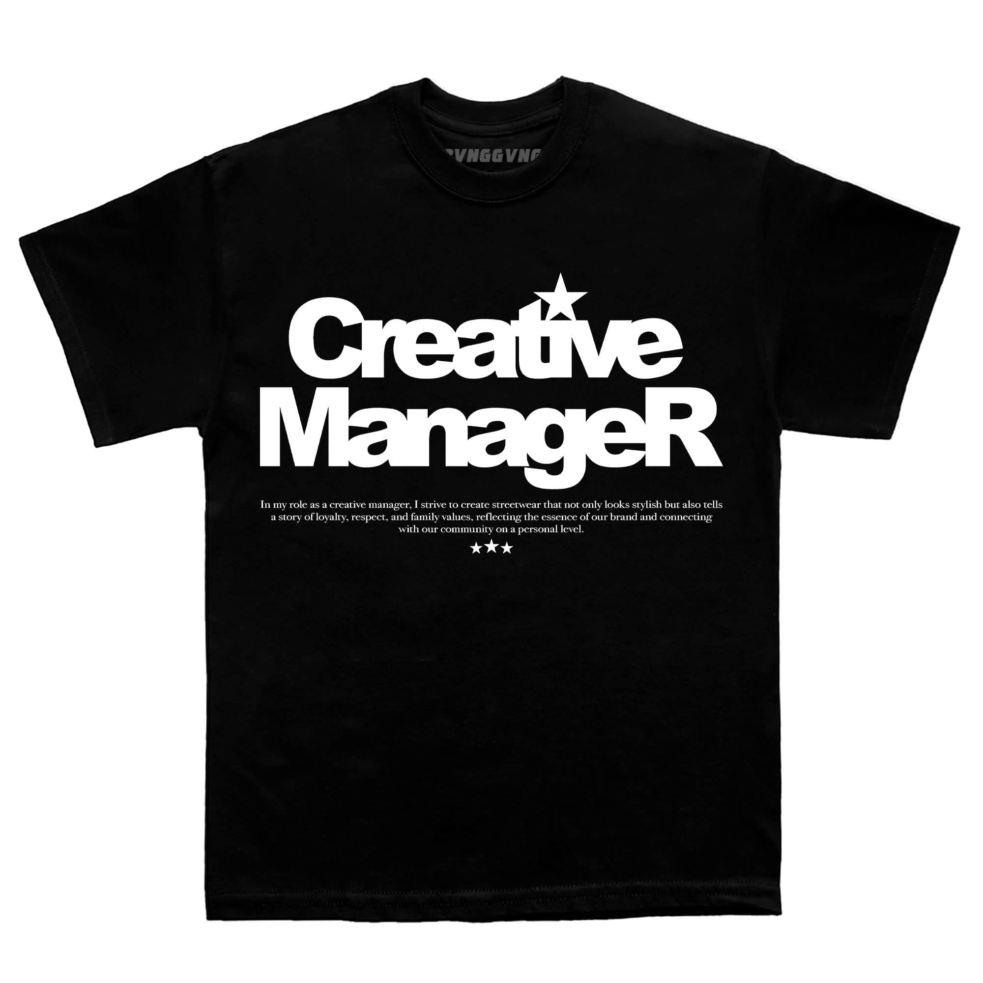 Polera Creative Manager Black - BANG GANG