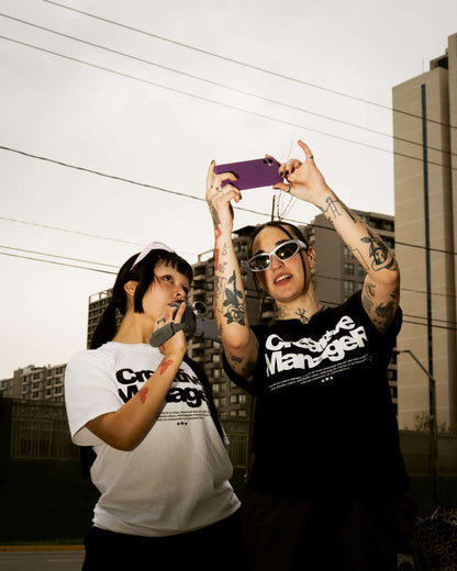 Polera Creative Manager White - BANG GANG