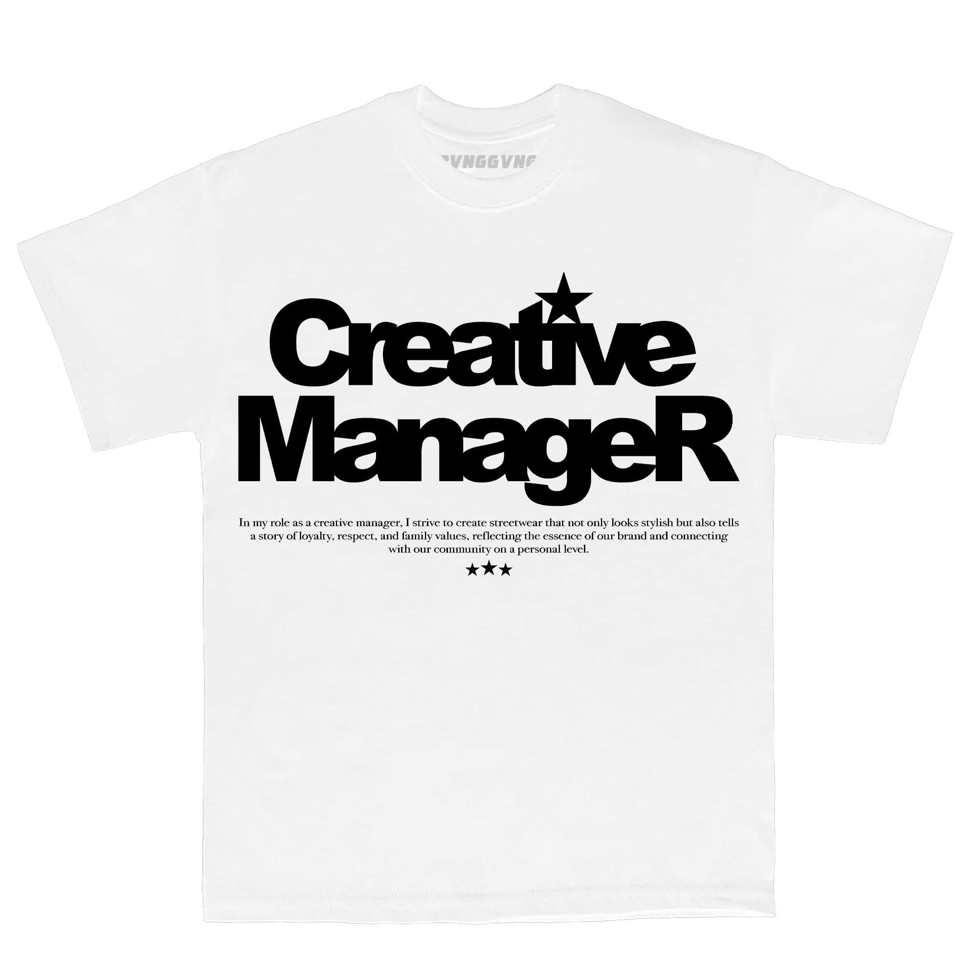Polera Creative Manager White - BANG GANG