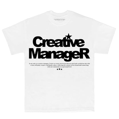 Polera Creative Manager White - BANG GANG