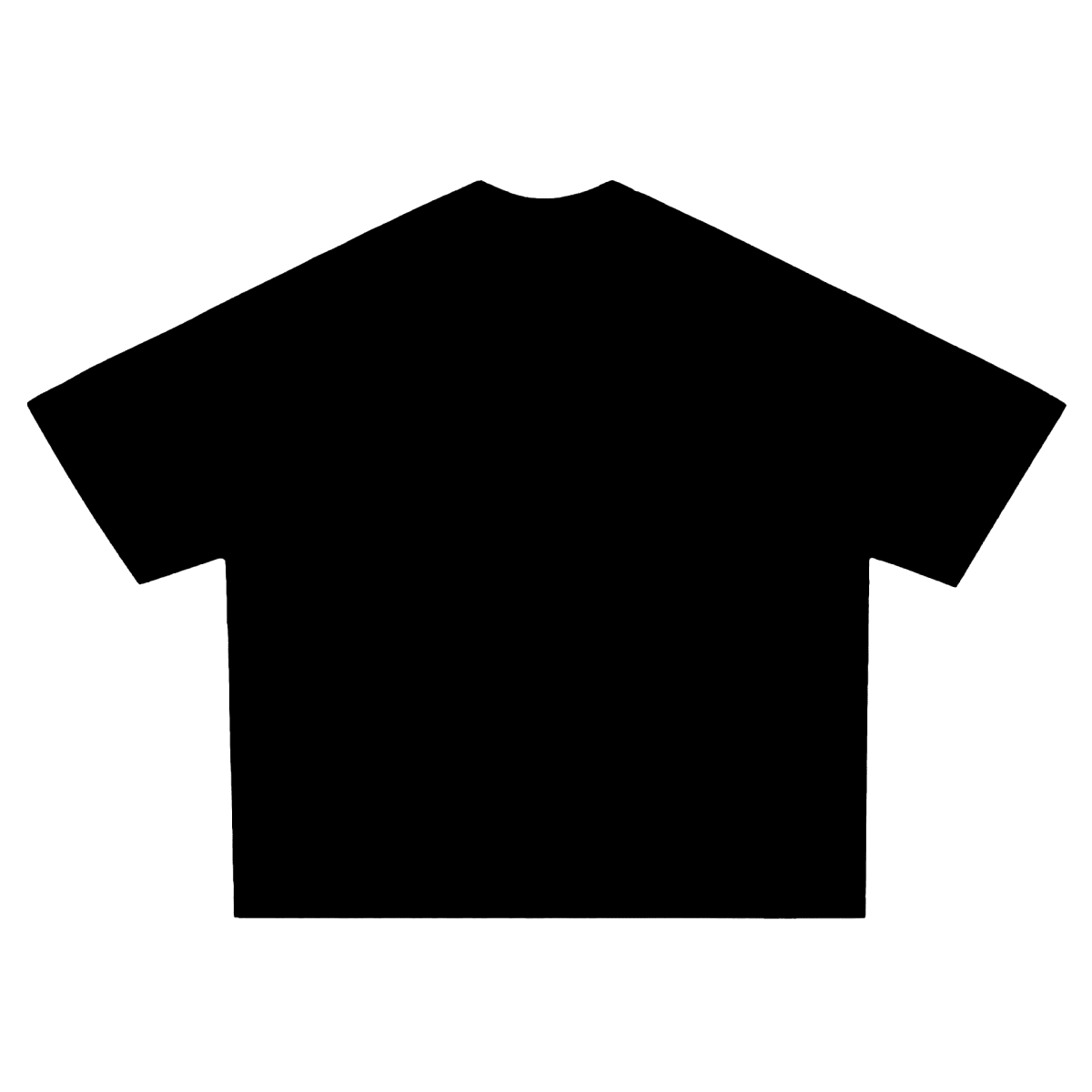 Polera Crystals Logo Heavyweight Black - BANG GANG