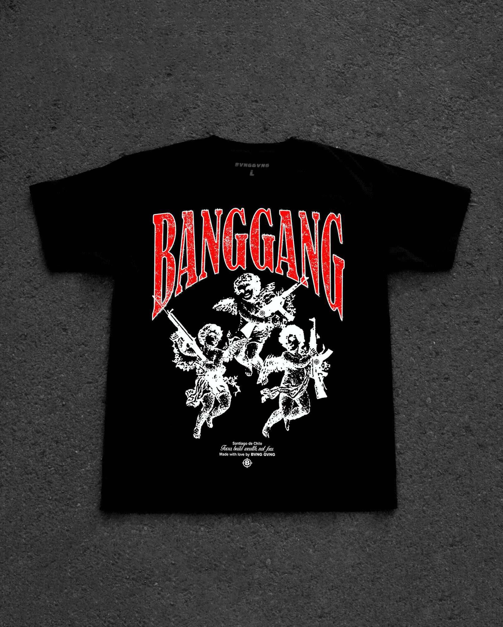 Polera Fortune Black - BANG GANG