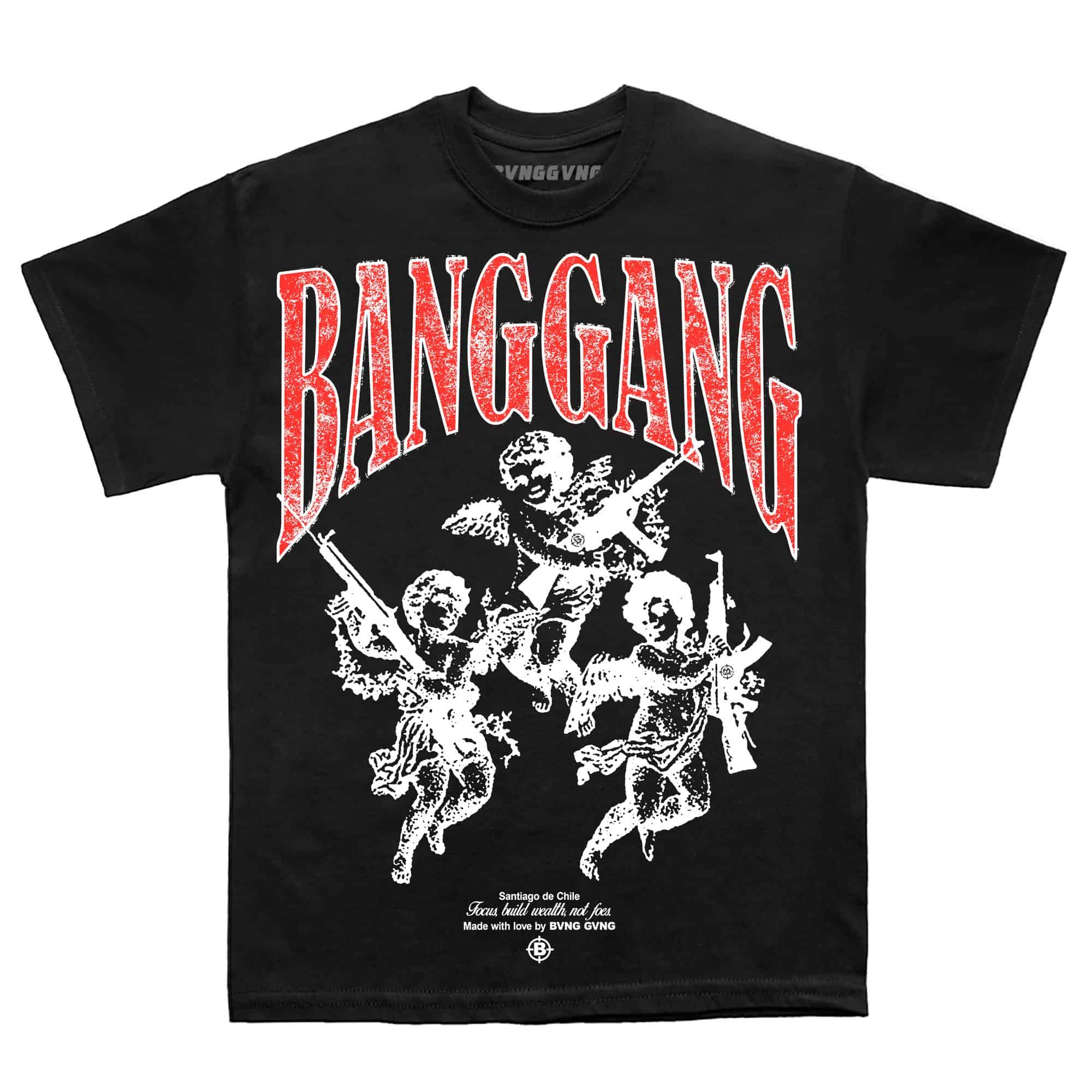 Polera Fortune Black - BANG GANG