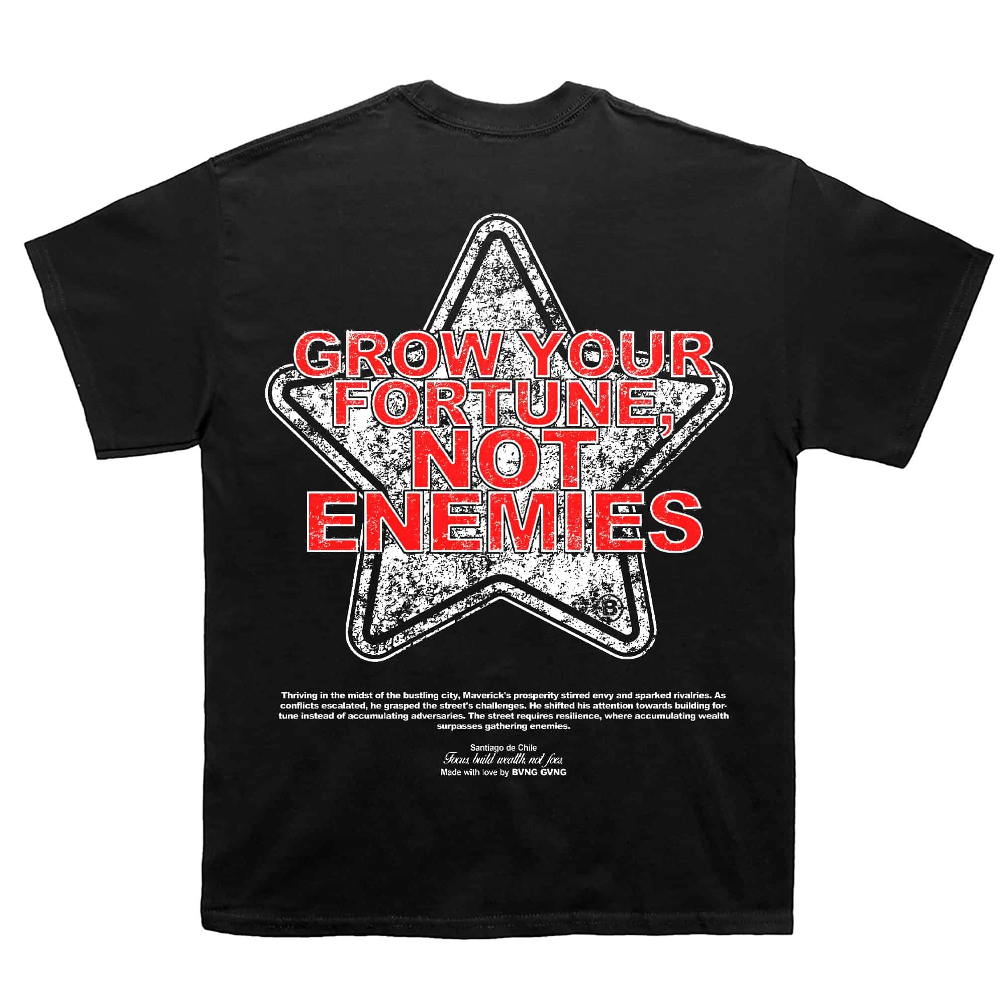 Polera Fortune Black - BANG GANG