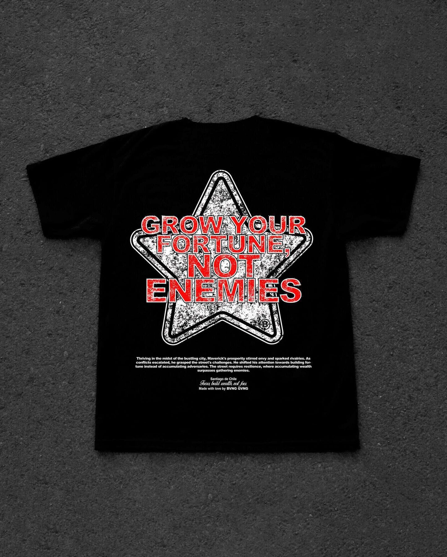 Polera Fortune Black - BANG GANG