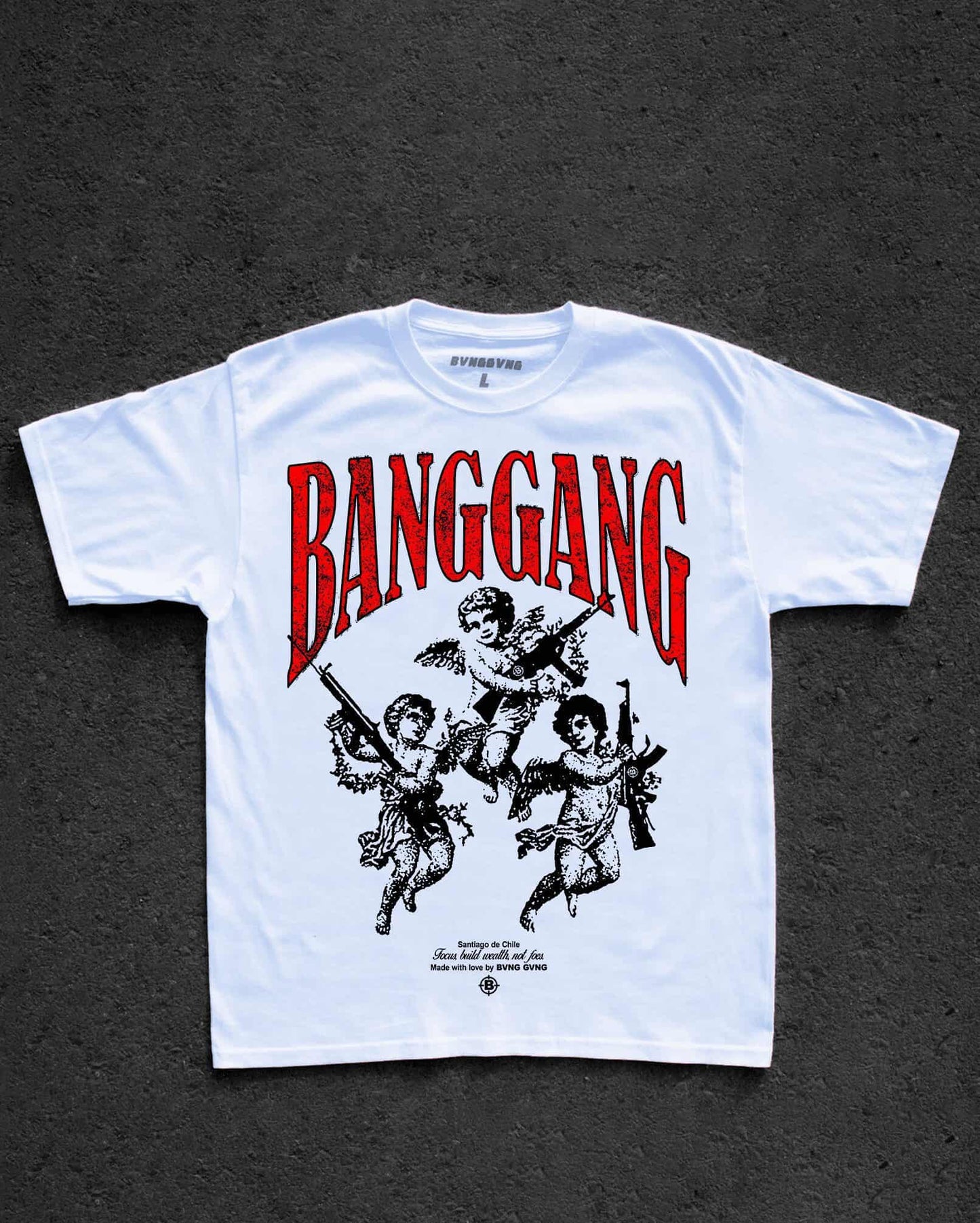 Polera Fortune White - BANG GANG