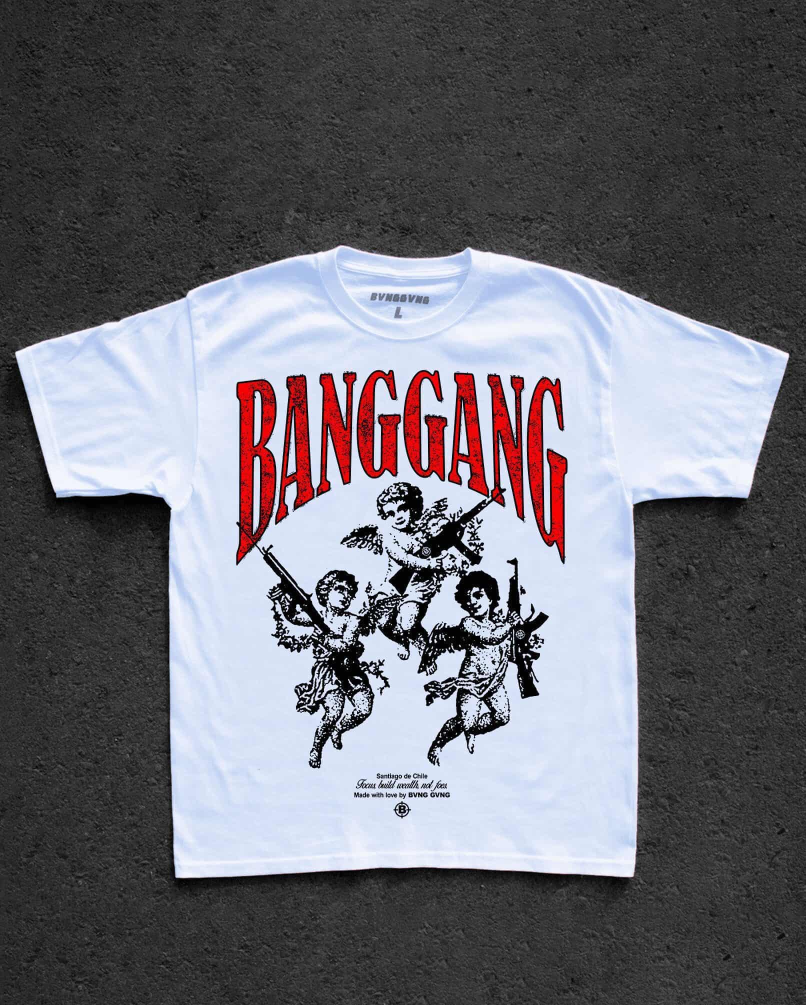 Polera Fortune White - BANG GANG