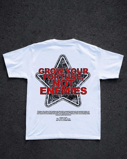 Polera Fortune White - BANG GANG