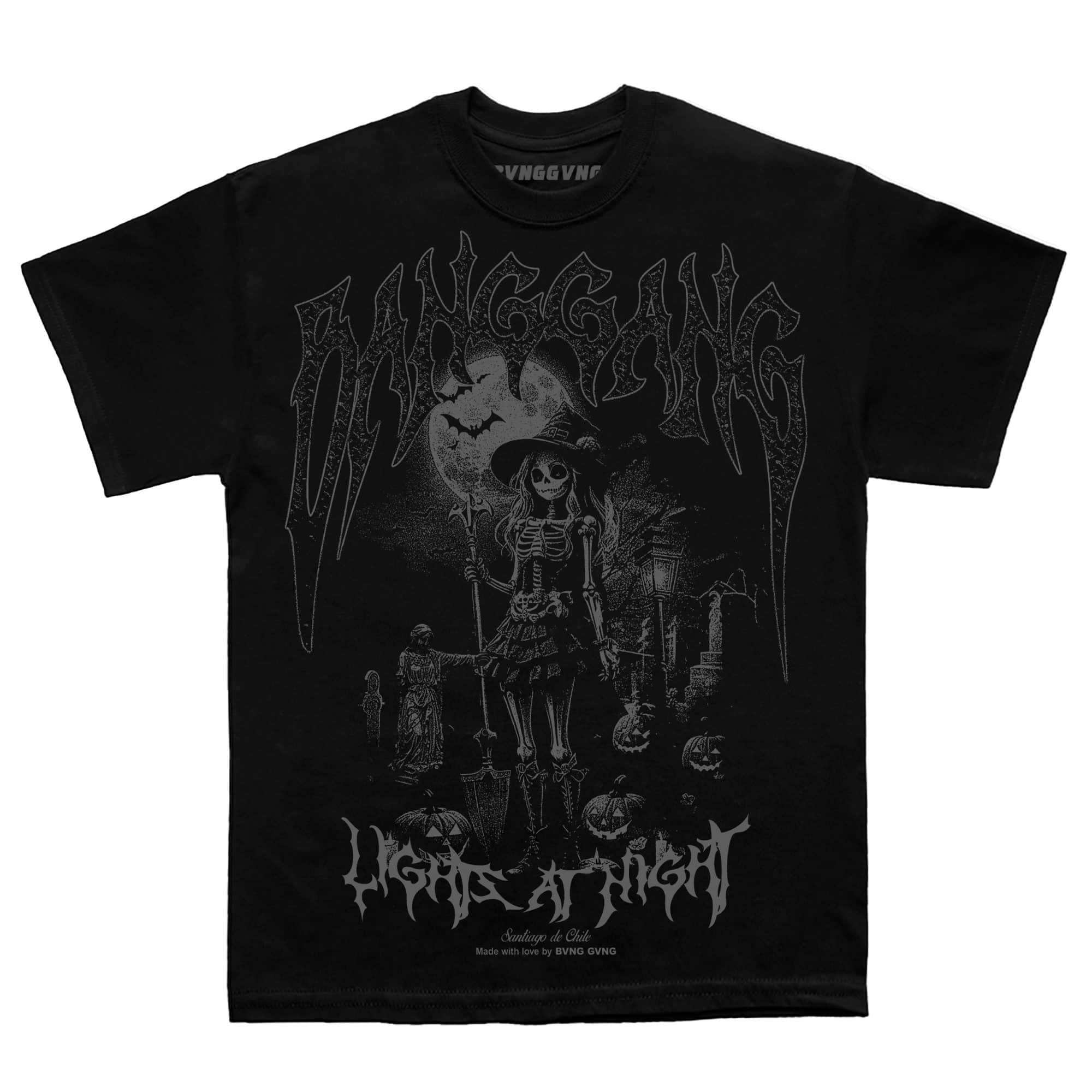 Polera Lights At Night Grey - BANG GANG