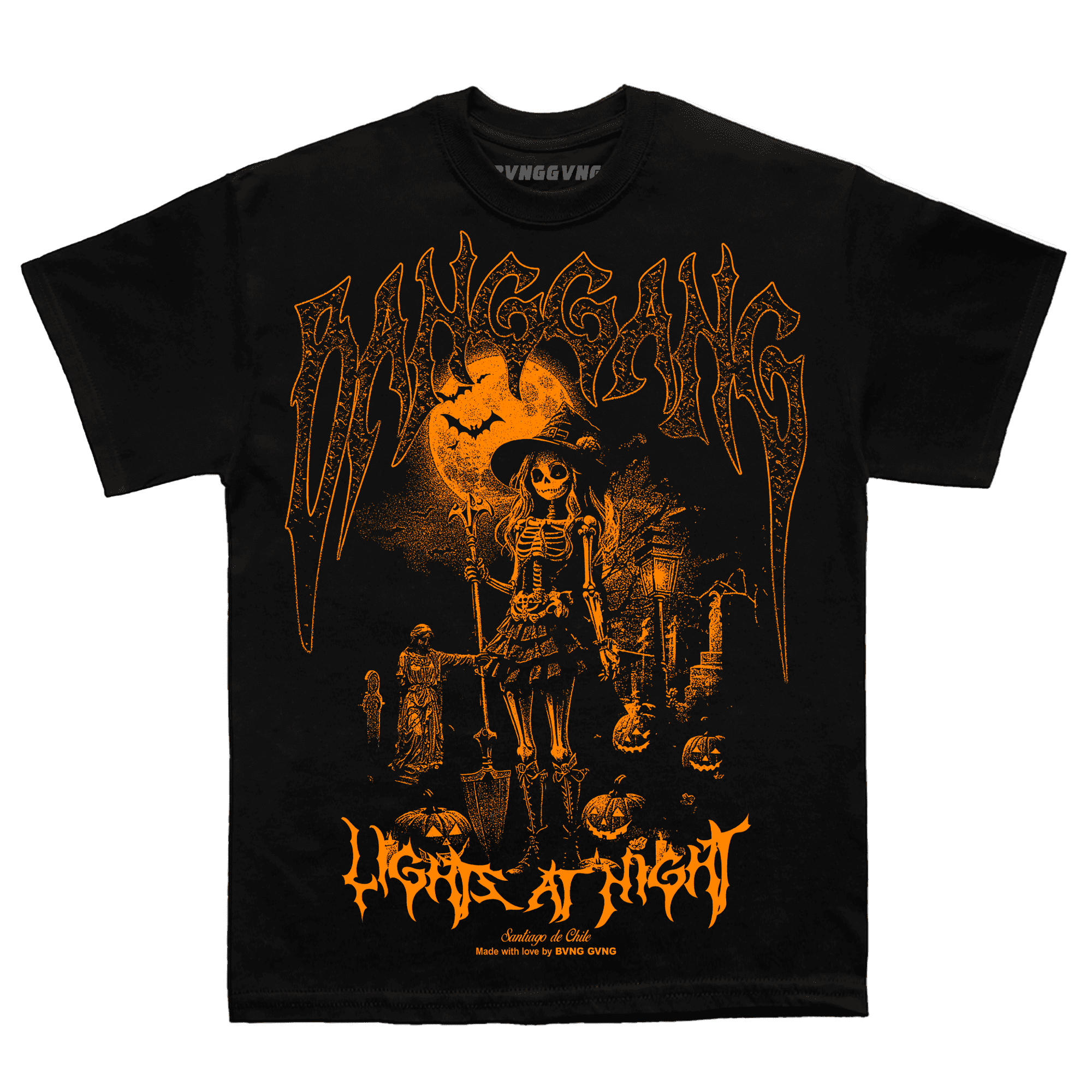 Polera Lights At Night Orange - BANG GANG