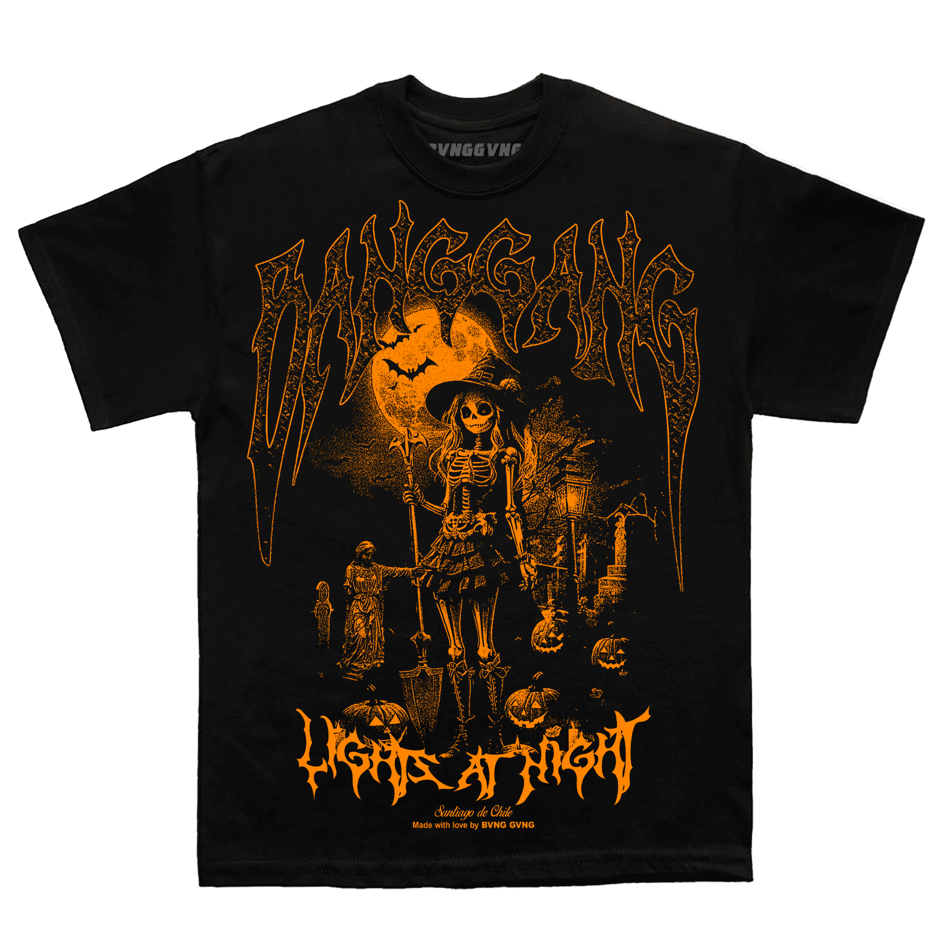 Polera Lights At Night Orange - BANG GANG