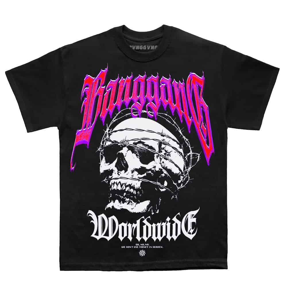 Polera Money In Heaven Black - BANG GANG
