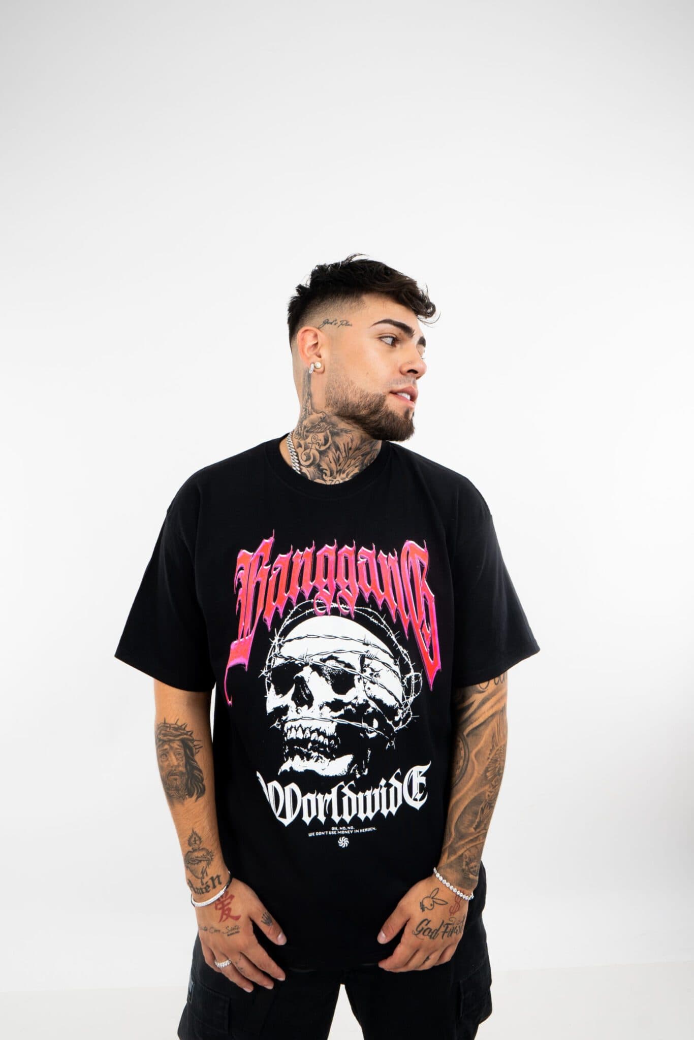Polera Money In Heaven Black - BANG GANG