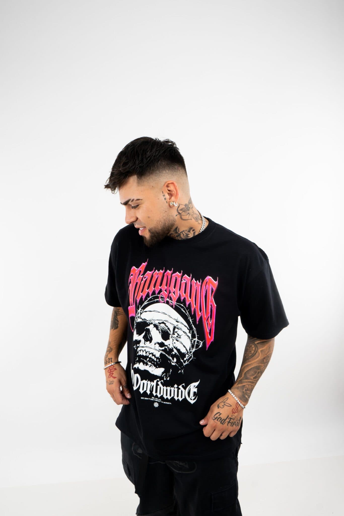 Polera Money In Heaven Black - BANG GANG