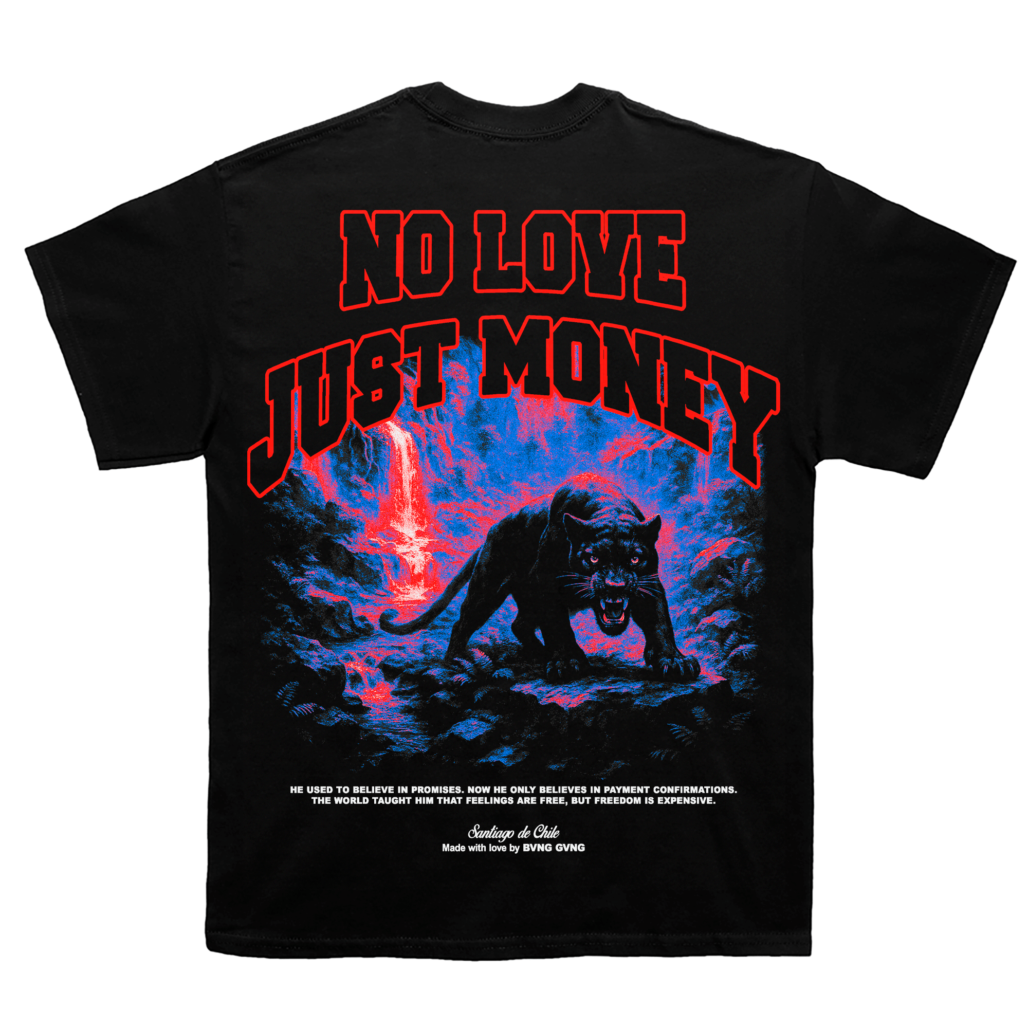 Polera No Love Just Money - BANG GANG