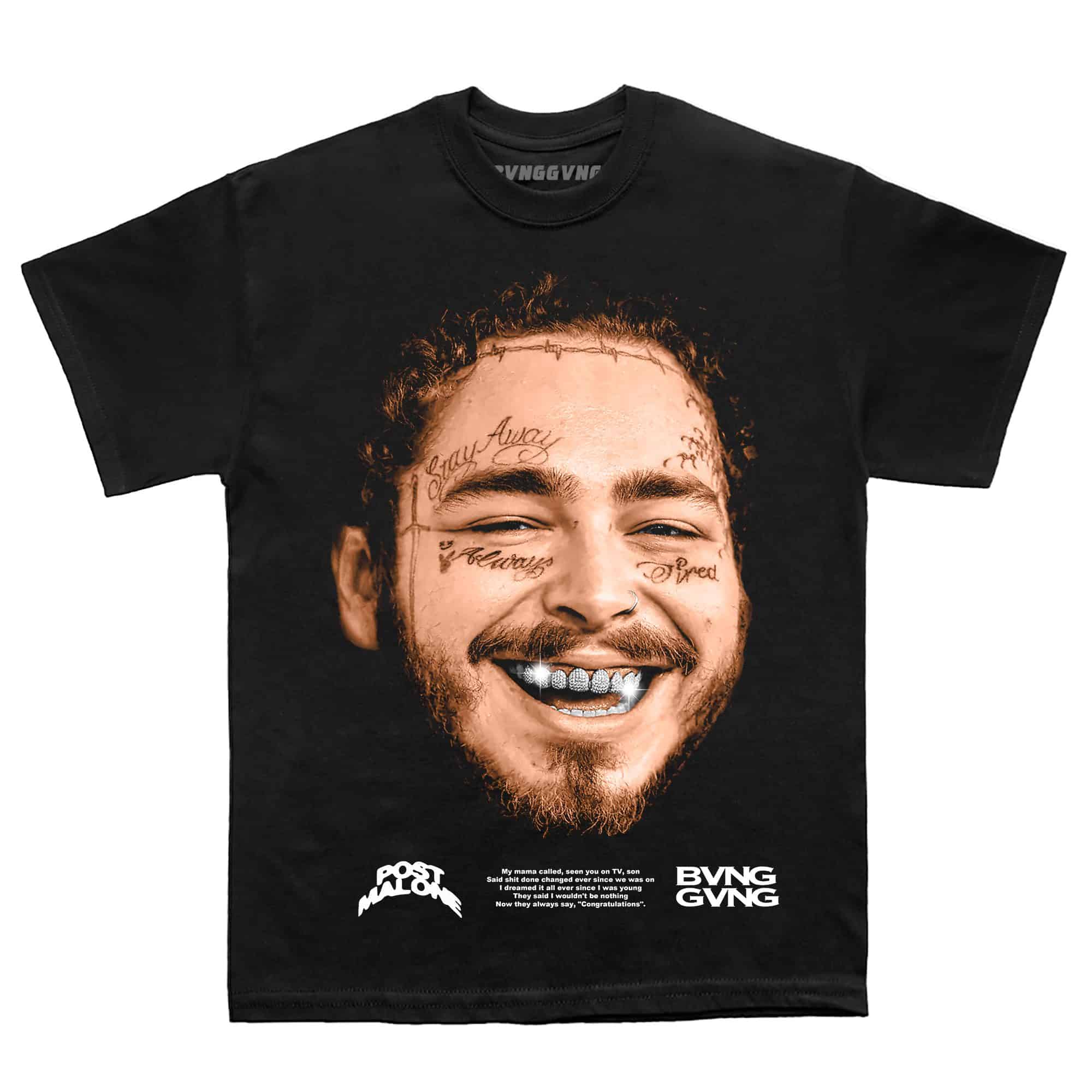 Polera Post Malone - BANG GANG