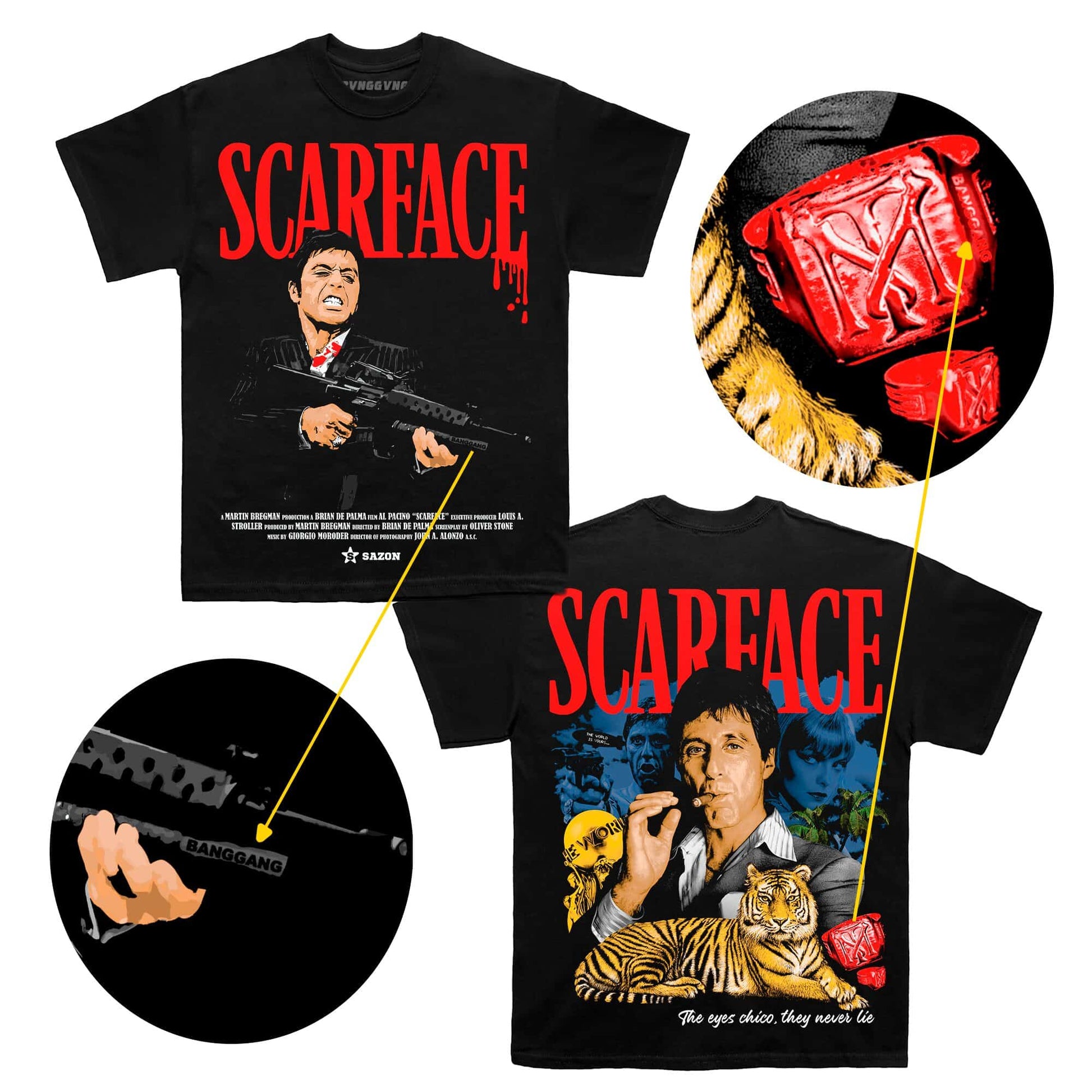 Polera Scarface - BANG GANG