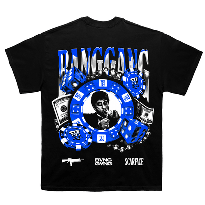 Polera Scarface Blue V3 - BANG GANG