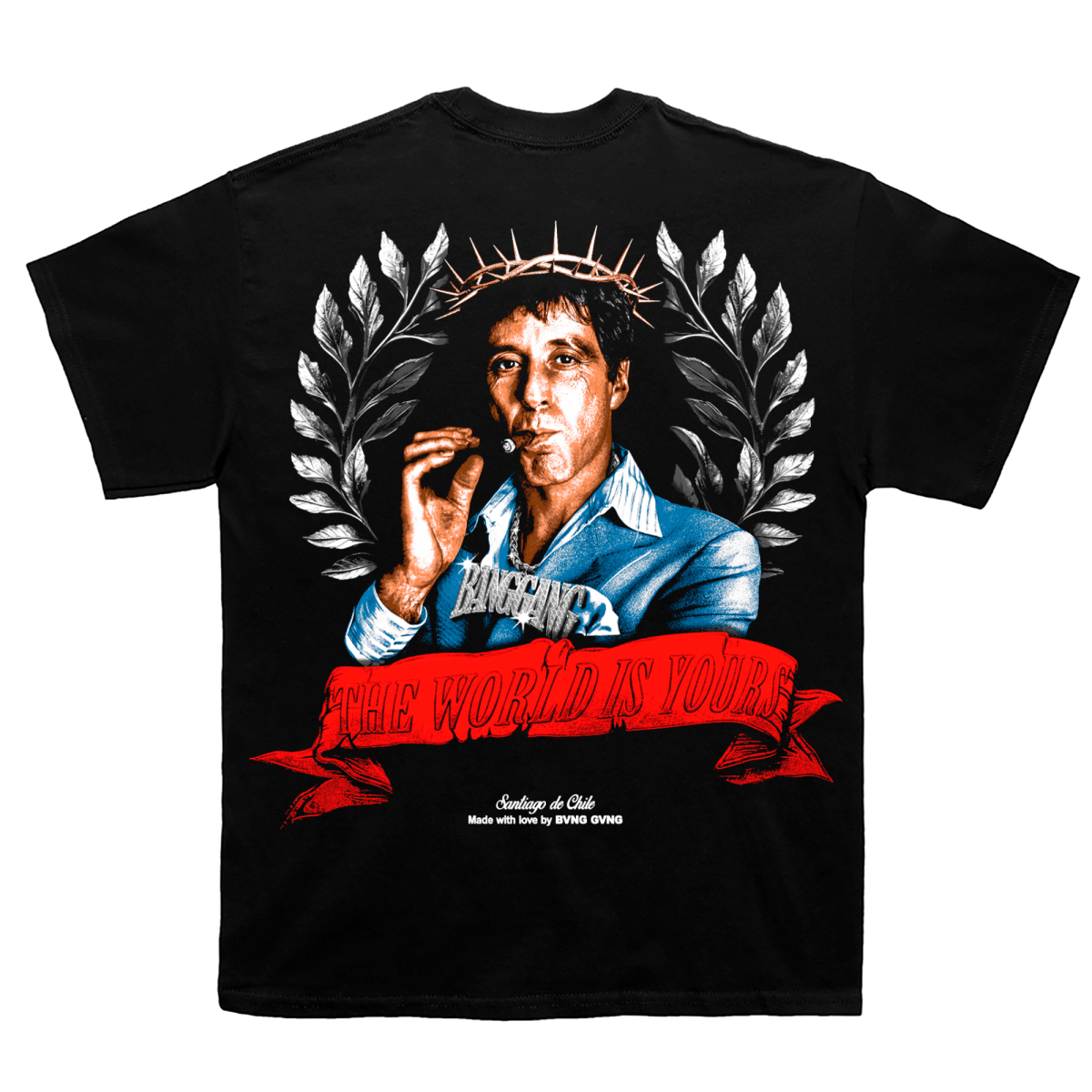 Polera Scarface Red V2 - BANG GANG