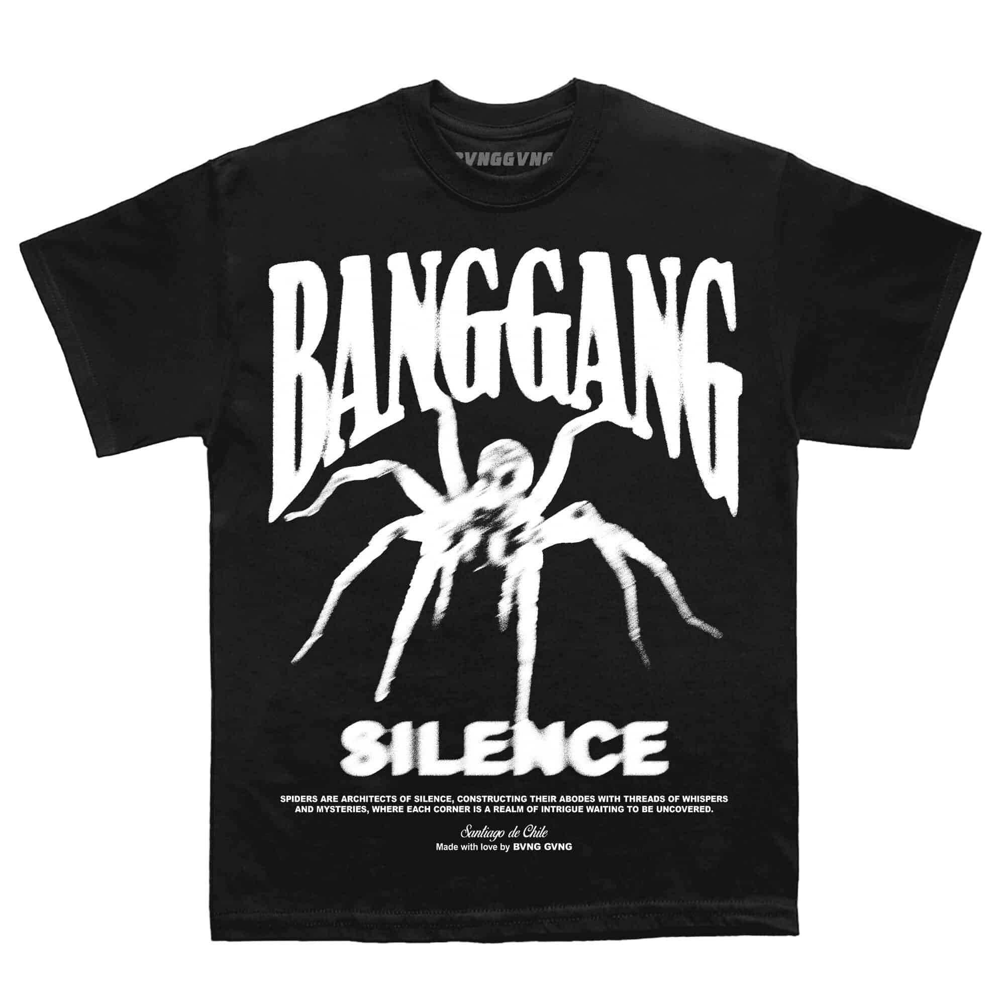 Polera Silence Black - BANG GANG